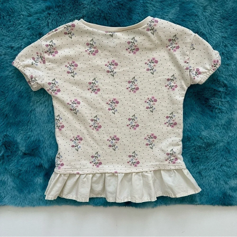 Carter’s Toddler Girl Peplum Floral Top Size 4T